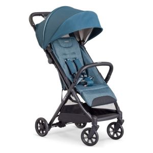Inglesina Quid² - Passeggino Ultra Leggero Compatto Pieghevole 0- 4 Anni 0-22 Kg completo di Cappotta, Cestino Porta Oggetti e Corrimano colore Manta blue  AG87R0MTB
